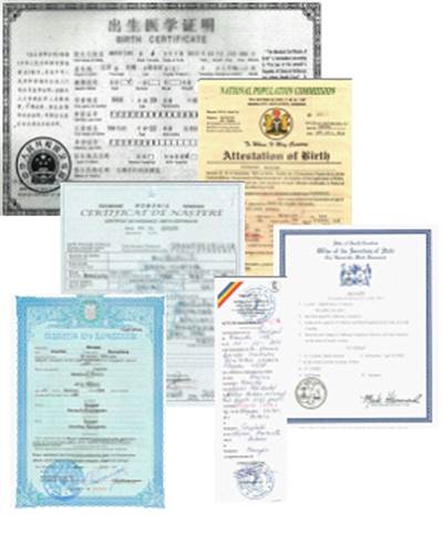 Examples of documents that we translate for our clients